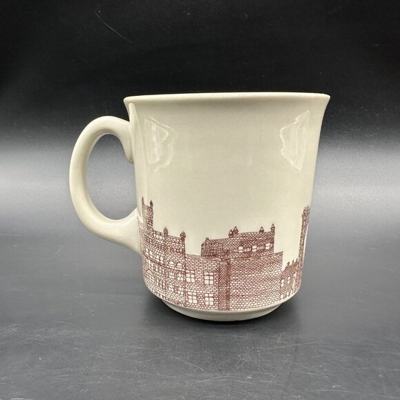 Brooklyn Skyline Ceramic Coffee Mug Jordan Awan Fishs Eddy Cup Beige Brown - Picture 4 of 10